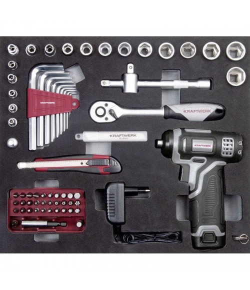 Coffret d'outils B152, 1/4"+3/8" 104 pcs Kraftwerk