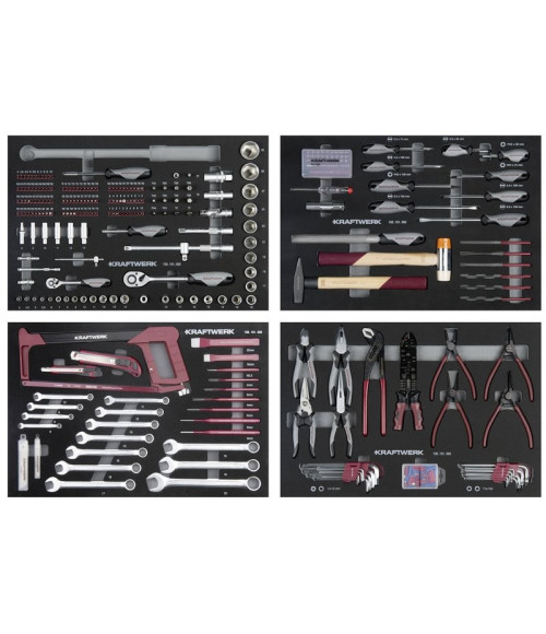 Assortiment d'outils EVA 337 pcs Kraftwerk