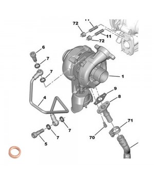 Joint vis banjos TURBO 1.4 1.6 2.0 Hdi TDCi 3M5Q9P431AA 9400157089 0157.08