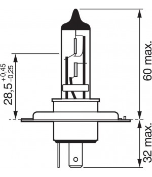 Lampe de voiture ampoule H7 Bosch 1987302777 lampe de feu ampoule de phare