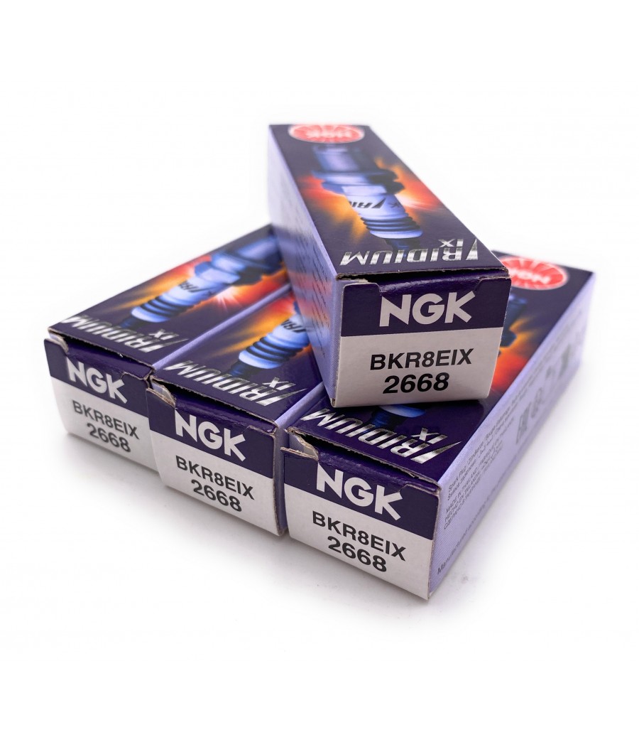 Lot de 4 bougies d'allumage NGK Iridium IX BKR8EIX 2668