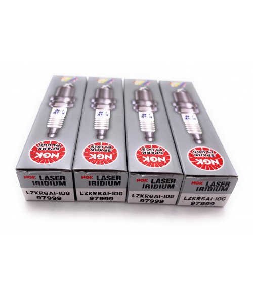 Lot de 4 bougies D'allumage iridium NGK LZKR 6 AI-10G