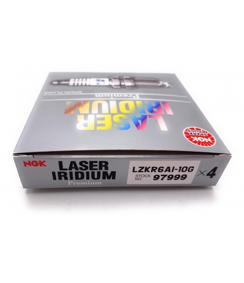 Lot de 4 bougies D'allumage iridium NGK LZKR 6 AI-10G