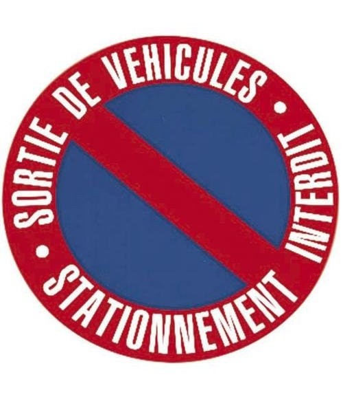 Disque de stationnement interdit