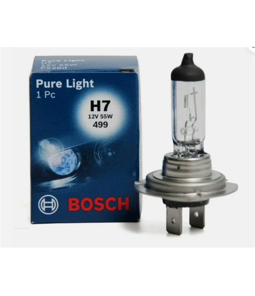 ampoule de phare H7 feux de croisement bosch pure light