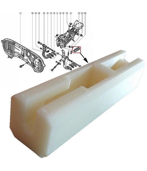 Lien cable fixation d'embrayage Laguna 1  7700423806