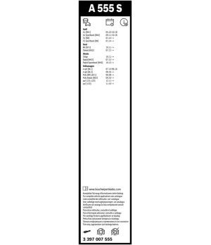 Bosch Balais d'Essuie–Glace Plats Aerotwin A555S 600mm/400mm 3397007555