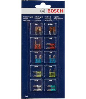 Bosch mini fusible plats lot de 10 fusibles 1987529038