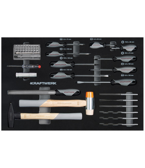 Servante d'atelier Kraftwerk LT LINE LT700 7 tiroirs 337 pieces 102.107.203